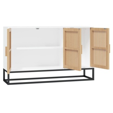 vidaXL Ντουλάπι Λευκό 105x30x65cm από Επεξεργασμένο Ξύλο 1 τεμ.