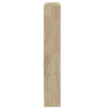 vidaXL Παπουτσοθήκη Χρώμα Δρυός 59x17x108cm από Επεξεργασμένο Ξύλο