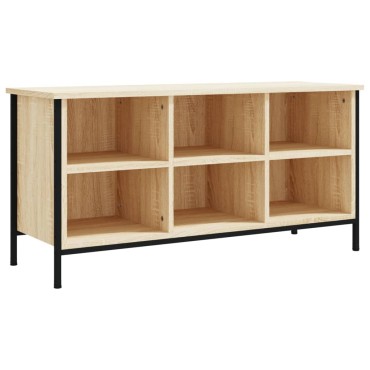 vidaXL Παπουτσοθήκη Sonoma Δρυς 100x35x50cm από Επεξεργασμένο Ξύλο