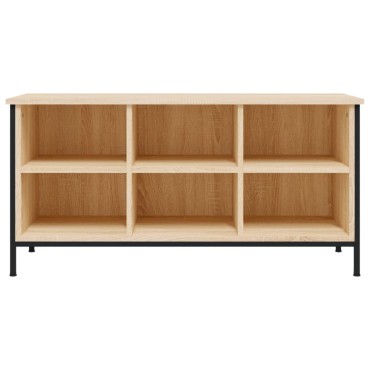 vidaXL Παπουτσοθήκη Sonoma Δρυς 100x35x50cm από Επεξεργασμένο Ξύλο