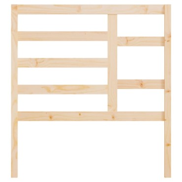 vidaXL Κεφαλάρι Κρεβατιού 106x4x104cm από Μασίφ Ξύλο Πεύκου 1 τεμ.