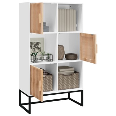 vidaXL Ντουλάπι Λευκό 70x35x125cm από Επεξεργασμένο Ξύλο 1 τεμ.