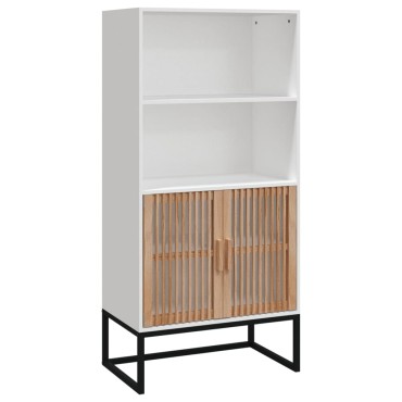 vidaXL Ντουλάπι Λευκό 60x35x125cm από Επεξεργασμένο Ξύλο 1 τεμ.