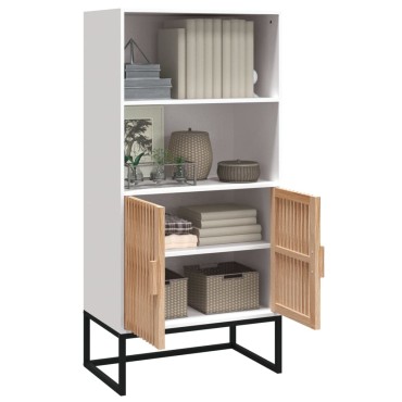 vidaXL Ντουλάπι Λευκό 60x35x125cm από Επεξεργασμένο Ξύλο 1 τεμ.
