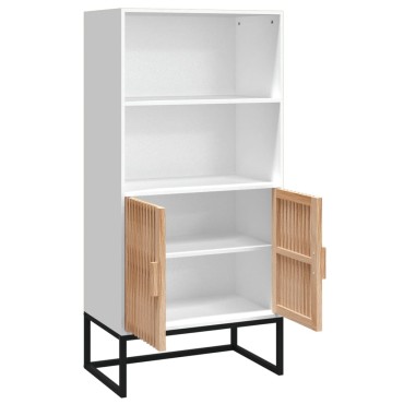 vidaXL Ντουλάπι Λευκό 60x35x125cm από Επεξεργασμένο Ξύλο 1 τεμ.