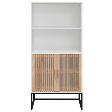 vidaXL Ντουλάπι Λευκό 60x35x125cm από Επεξεργασμένο Ξύλο 1 τεμ.