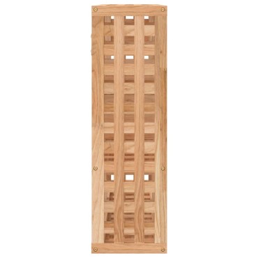 vidaXL Ράφι Τοίχου 49x15x49cm από Μασίφ Ξύλο Καρυδιάς 1 τεμ.