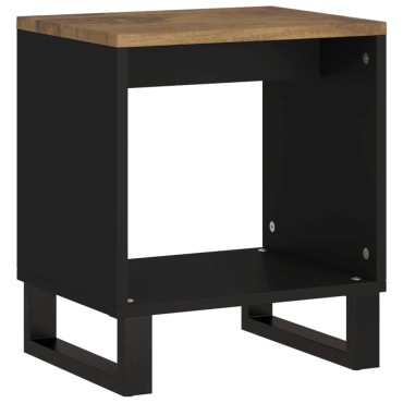 vidaXL Τραπεζάκι Σαλονιού 40x31x46cm Μασίφ Ξύλο Μάνγκο & Επεξ. Ξύλο 1 τεμ.