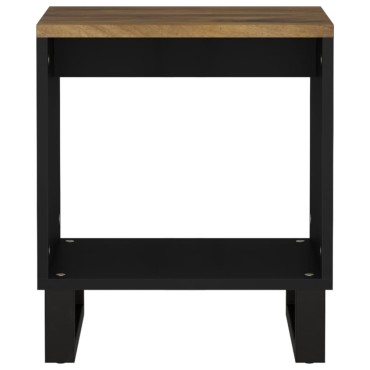 vidaXL Τραπεζάκι Σαλονιού 40x31x46cm Μασίφ Ξύλο Μάνγκο & Επεξ. Ξύλο 1 τεμ.