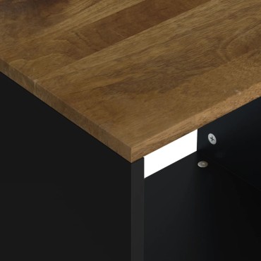 vidaXL Τραπεζάκι Σαλονιού 40x31x46cm Μασίφ Ξύλο Μάνγκο & Επεξ. Ξύλο 1 τεμ.