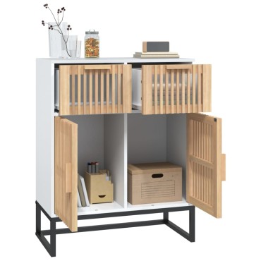vidaXL Ντουλάπι Λευκό 60x30x75cm από Επεξεργασμένο Ξύλο 1 τεμ.