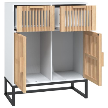 vidaXL Ντουλάπι Λευκό 60x30x75cm από Επεξεργασμένο Ξύλο 1 τεμ.