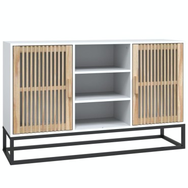 vidaXL Ντουλάπι Λευκό 105x30x65cm από Επεξεργασμένο Ξύλο 1 τεμ.