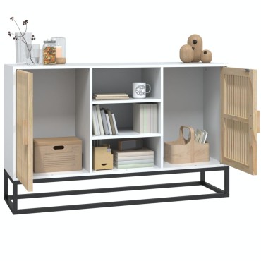 vidaXL Ντουλάπι Λευκό 105x30x65cm από Επεξεργασμένο Ξύλο 1 τεμ.