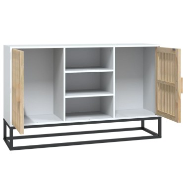 vidaXL Ντουλάπι Λευκό 105x30x65cm από Επεξεργασμένο Ξύλο 1 τεμ.