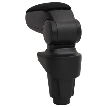 vidaXL Τεμπέλης Αυτοκινήτου Μαύρος 14 x 35 x (37-53) εκ. από ABS