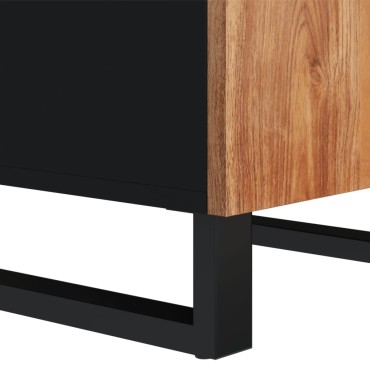 vidaXL Ντουλάπι με Πόρτα 40x31x75cm από Μασίφ Ξύλο Ακακίας 1 τεμ.
