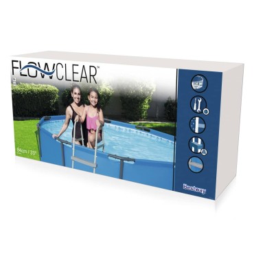 Bestway Σκάλα Πισίνας Ασφαλείας με 4 Σκαλοπάτια Flowclear 122 εκ 58331