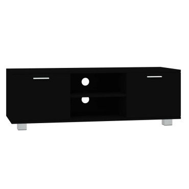 vidaXL Έπιπλο Τηλεόρασης Μαύρο 120x40,5x35cm Επεξεργασμένο Ξύλο