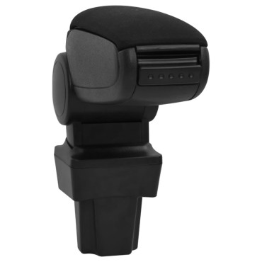 vidaXL Τεμπέλης Αυτοκινήτου Μαύρος 11,5 x 32 x (30-50) εκ. από ABS