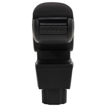 vidaXL Τεμπέλης Αυτοκινήτου Μαύρος 12 x 37 x (31-48) εκ. από ABS