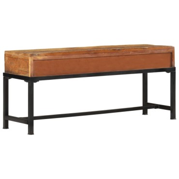vidaXL Έπιπλο Τηλεόρασης 110x30x46cm από Μασίφ Ανακυκλωμένο Ξύλο