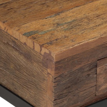 vidaXL Έπιπλο Τηλεόρασης 110x30x46cm από Μασίφ Ανακυκλωμένο Ξύλο