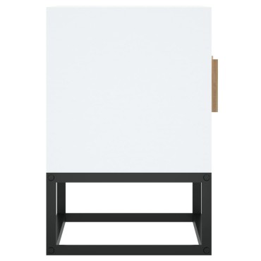 vidaXL Έπιπλο Τηλεόρασης Λευκό 105x30x45cm Επεξεργασμένο Ξύλο/Σίδερο