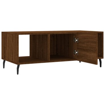 vidaXL Τραπεζάκι Σαλονιού Καφέ Δρυς 102x50x40cm Επεξεργασμένο Ξύλο 1 τεμ.