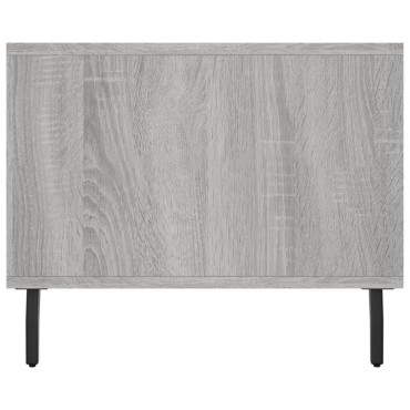 vidaXL Τραπεζάκι Σαλονιού Γκρι Sonoma 102x50x40cm Επεξεργασμένο Ξύλο 1 τεμ.