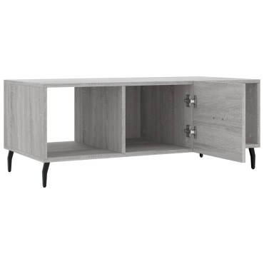vidaXL Τραπεζάκι Σαλονιού Γκρι Sonoma 102x50x40cm Επεξεργασμένο Ξύλο 1 τεμ.