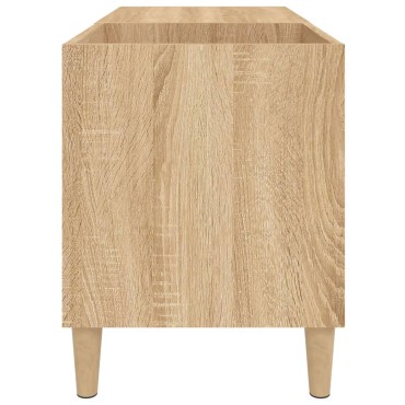 vidaXL Δισκοθήκη Sonoma Δρυς 84,5x38x48cm από Επεξεργασμένο Ξύλο 1 τεμ.