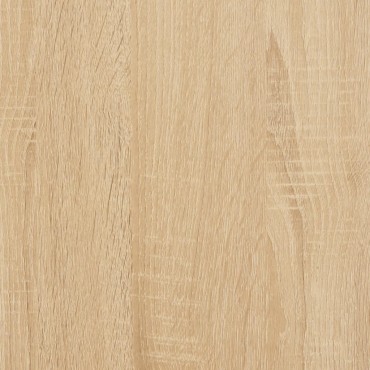 vidaXL Δισκοθήκη Sonoma Δρυς 84,5x38x48cm από Επεξεργασμένο Ξύλο 1 τεμ.