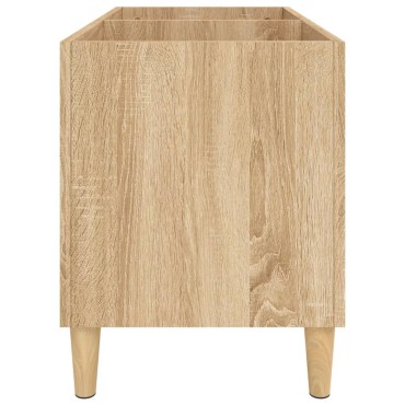 vidaXL Δισκοθήκη Sonoma Δρυς 74,5x38x48cm από Επεξεργασμένο Ξύλο