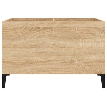 vidaXL Δισκοθήκη Sonoma Δρυς 74,5x38x48cm από Επεξεργασμένο Ξύλο