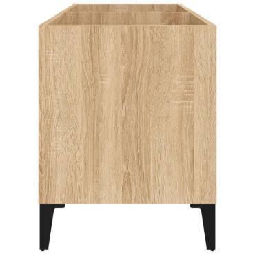 vidaXL Δισκοθήκη Sonoma Δρυς 74,5x38x48cm από Επεξεργασμένο Ξύλο
