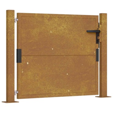 vidaXL Πύλη Κήπου 105 x 105 εκ. από Ατσάλι Corten