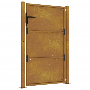vidaXL Πύλη Κήπου 105 x 130 εκ. από Ατσάλι Corten