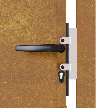 vidaXL Πόρτα Κήπου 100x200 εκ. από Ατσάλι Corten