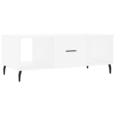 vidaXL Τραπεζάκι Σαλονιού Λευκό 102x50x40cm από Επεξεργασμένο Ξύλο 1 τεμ.