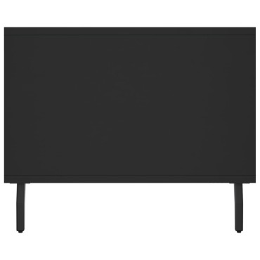 vidaXL Τραπεζάκι Σαλονιού Μαύρο 102x50x40cm από Επεξεργασμένο Ξύλο 1 τεμ.