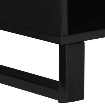 vidaXL Έπιπλο Τηλεόρασης 80x33x46cm Μασίφ Ξύλο Ακακίας & Επεξ. Ξύλο