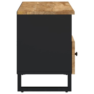vidaXL Έπιπλο Τηλεόρασης 100x33x46cm Μασίφ Ξύλο Μάνγκο & Επεξ. Ξύλο