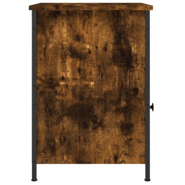 vidaXL Κομοδίνο Καπνιστή Δρυς 40x42x60cm από Επεξεργασμένο Ξύλο 1 τεμ.