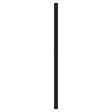 vidaXL Κεφαλάρι Μαύρο Μεταλλικό 166x3x90cm 1 τεμ.