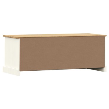 vidaXL Έπιπλο Τηλεόρασης VIGO Λευκό 106x40x40cm Μασίφ Ξύλο Πεύκου
