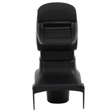vidaXL Τεμπέλης Αυτοκινήτου Μαύρος 15 x 35 x (30-47) εκ. από ABS
