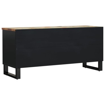 vidaXL Έπιπλο Τηλεόρασης 100x33x46cm Μασίφ Ανακυκλ. Ξύλο & Επεξ. Ξύλο