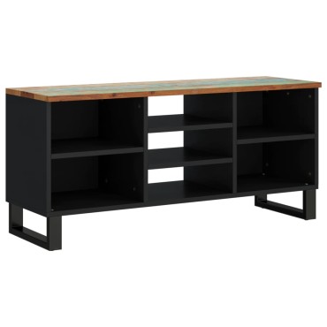 vidaXL Έπιπλο Τηλεόρασης 100x33x46εκ. Μασίφ Ανακυκλ. Ξύλο & Επεξ. Ξύλο