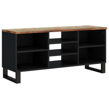 vidaXL Έπιπλο Τηλεόρασης 100x33x46cm Μασίφ Ανακυκλ. Ξύλο & Επεξ. Ξύλο